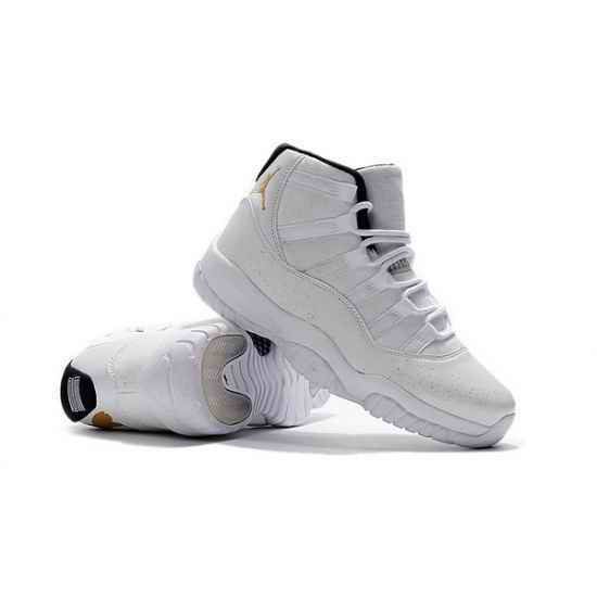 Air Jordan 11 Men Shoes White Cat